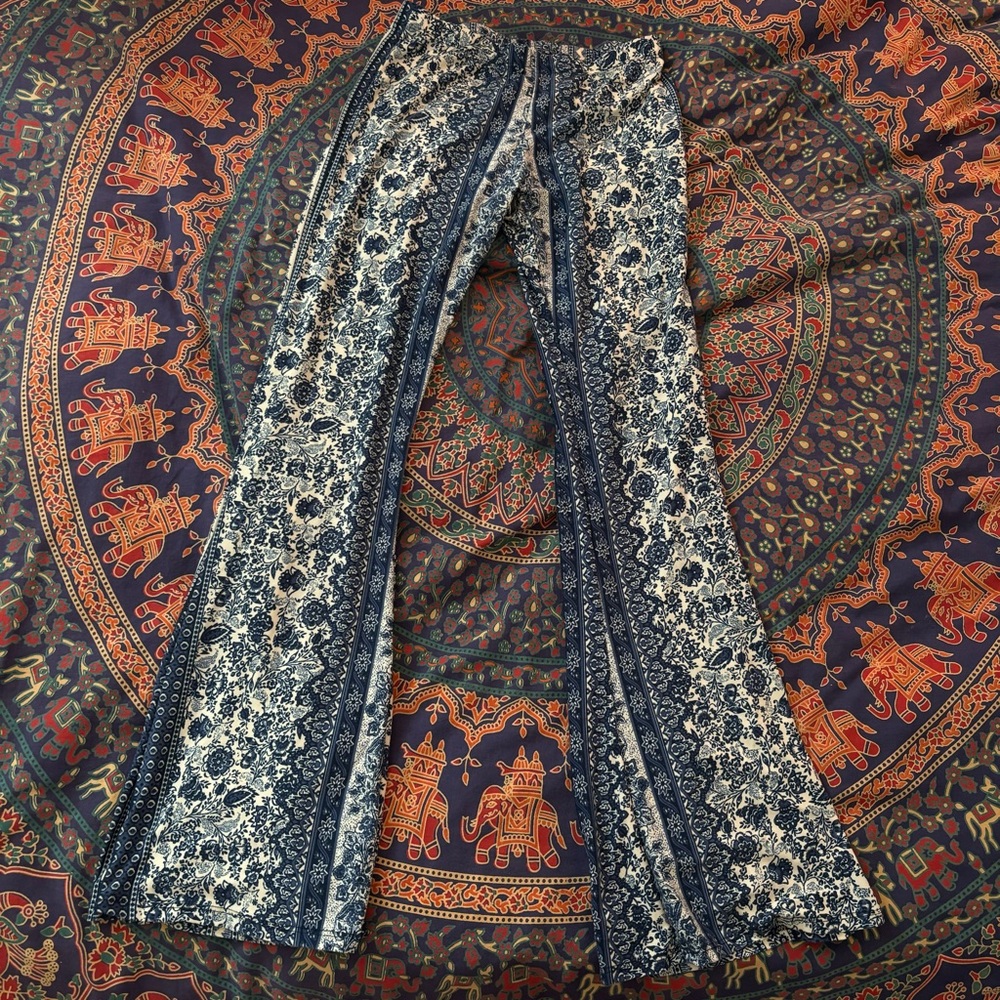 wide leg / flared hippie pants